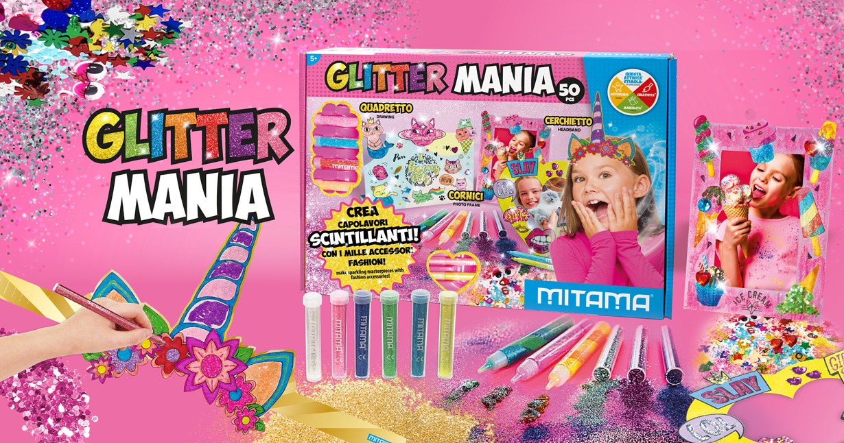 Giochi Creativi Set Glitter Creative 50 Pezzi Mitama